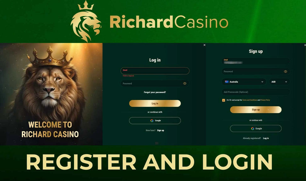 Richard Casino Log in Game Selection